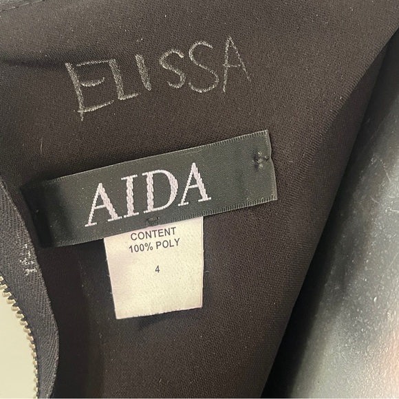 Very Elegant Aida Black Sleeveless Dress in size 4 - Picture 5 of 6
